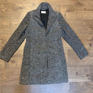 Old Navy Women's Charcoal Pea Coat